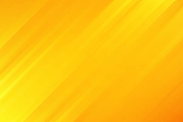ilustrações de stock, clip art, desenhos animados e ícones de orange vector background with stripes, can be used for cover design, poster, advertising - amarelo