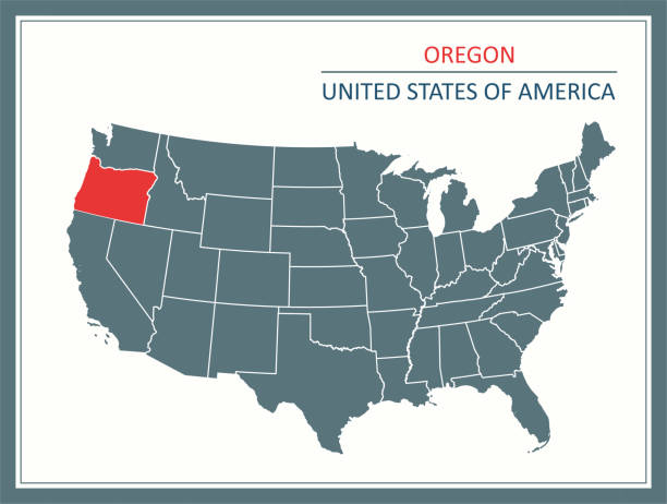 Oregon outline vector map USA printable Downloadable outline vector map of Oregon state of United States of America. The map is accurately prepared by a map expert. oregon us state stock illustrations