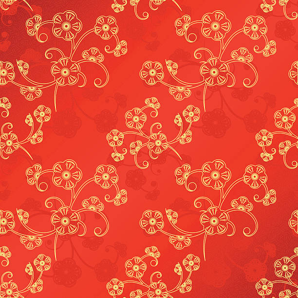 Chinese Flower Pattern Illustrations, Royalty-Free Vector Graphics ...
