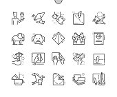 istock Origami Well-crafted Pixel Perfect Vector Thin Line Icons 30 2x Grid for Web Graphics and Apps. Simple Minimal Pictogram 1176060454