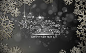 drawing of vector ornate Christmas mail postcard. Created by illustrator cs6. This file of transparent.