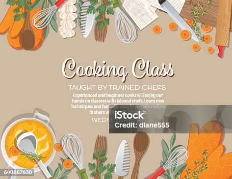 istock Overhead Angle Of Foods And Cooking 640862630