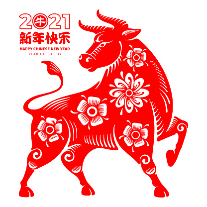 Ox Chinese Zodiac Symbol Stock Illustration Download Image Now Chinese New Year Year Of The Ox Wild Cattle Istock