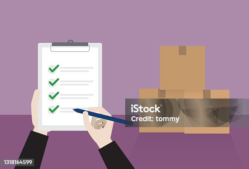 istock A package passes a check 1318164599