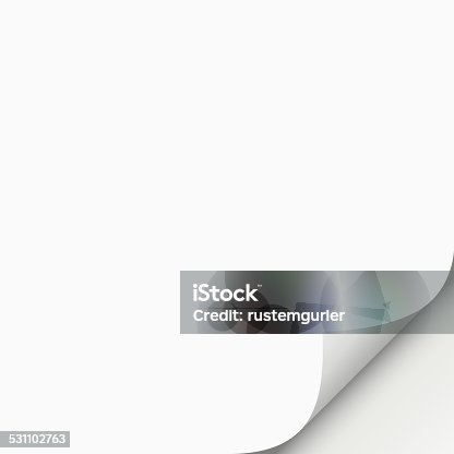 istock Page curl 531102763