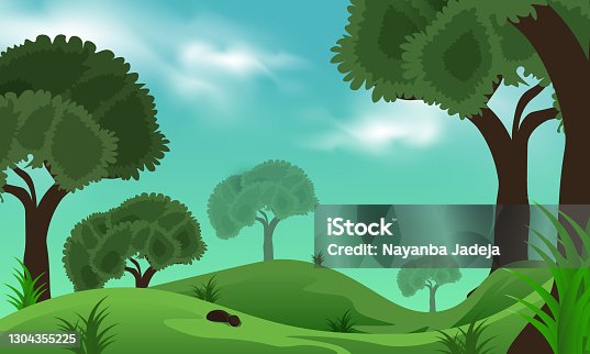 istock Paint illustrations in the wild and natural stock illustration 1304355225