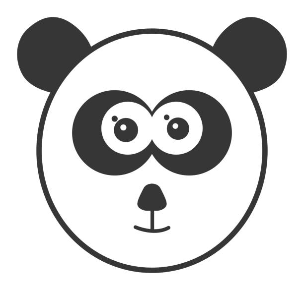 Vector of Panda Head Icon