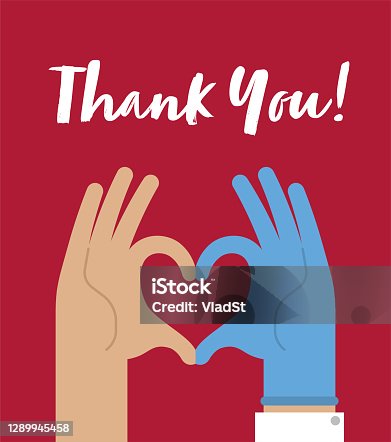 istock Pandemic Essential Workers Heroes Thank You Card Tribute 1289945458