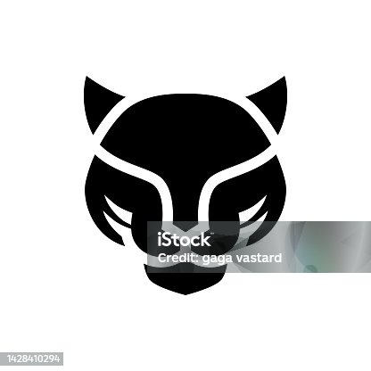 istock Panther Head Vector icon illustration 1428410294