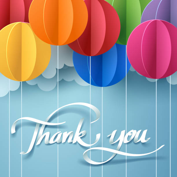 Thank You Balloons Illustrations, Royalty-Free Vector Graphics & Clip ...