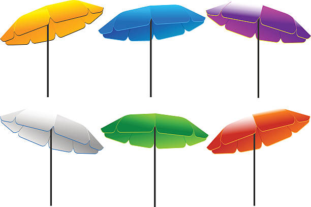 parasol several kinds of different colors - roma 幅插畫檔、美工圖案、卡通及圖標