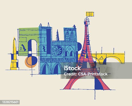istock Paris Landmarks 1328215601