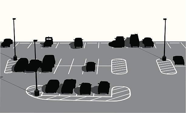 ilustrações de stock, clip art, desenhos animados e ícones de parkinglot - parking lot