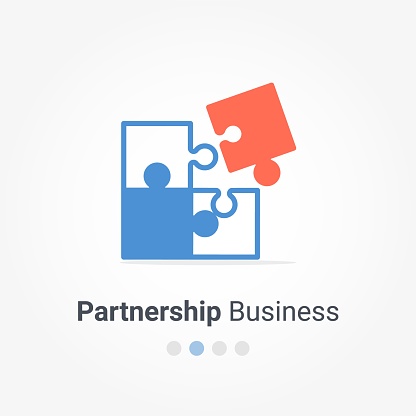 Partnership Business icon concept