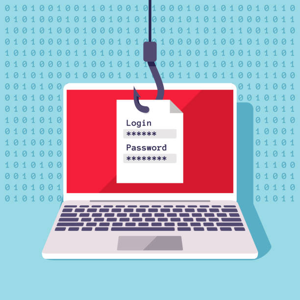 ilustrações de stock, clip art, desenhos animados e ícones de password data phishing, hacker attack prevention vector concept - fragilidade