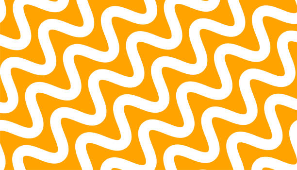 Pasta abstract background with yellow lines, pasta geometric pattern Pasta abstract background with yellow lines, pasta geometric pattern, noodle texture, vector illustration kitchen patterns stock illustrations