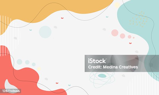 istock Pastel Abstract Shapes Background 1287148666