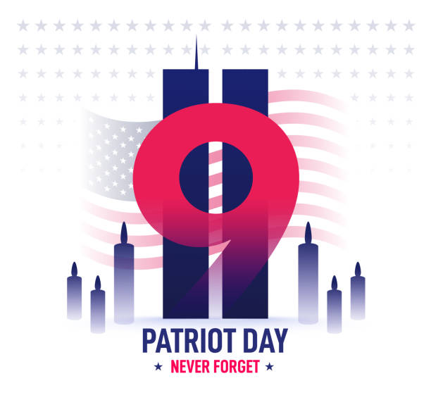 Patriot Day banner. Patriot Day banner. Vector illustration 911 new york stock illustrations