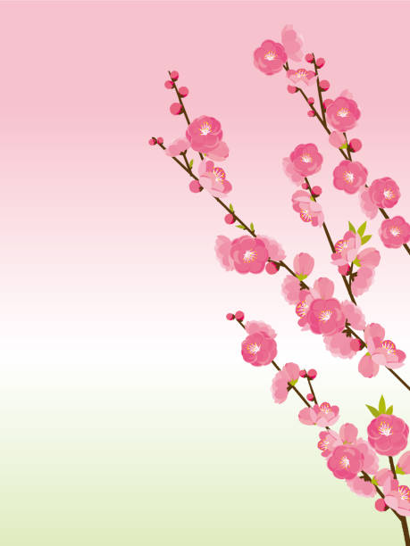 桃花 - 桃の花点のイラスト素材／クリップアート素材／マンガ素材／アイコン素材
