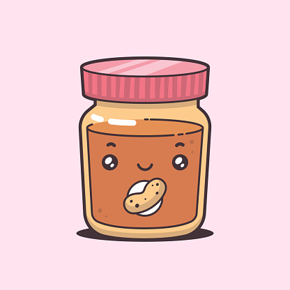 Peanut Butter Kawaii Mascot