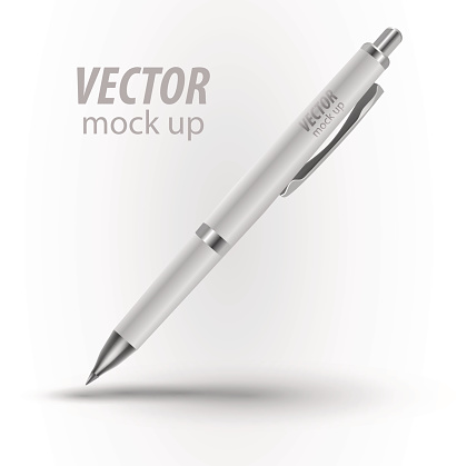 Pen, Pencil, Marker Of Corporate Identity And Branding Stationery Templates