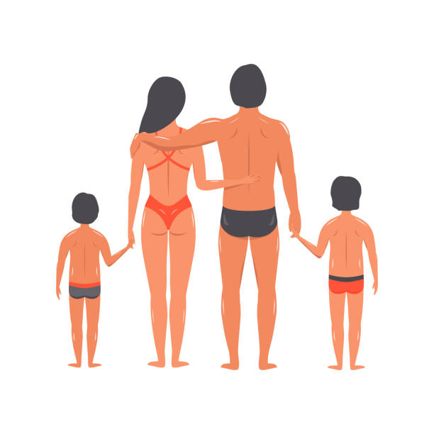Beach nudist family Category:Nude women