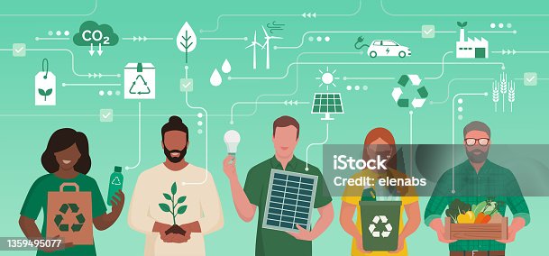 istock People supporting sustainability and eco-friendly solutions 1359495077