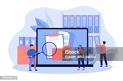 istock People taking documents from shelves 1290482722