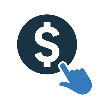 PPC, Per Click icon. Beautiful, meticulously designed icon. Well organized and editable Vector for any uses.