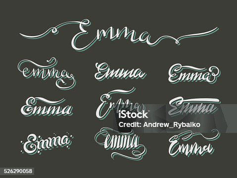 istock Personal name Emma 526290058