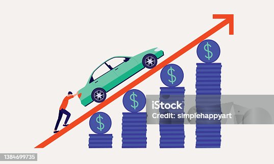 istock Petrol Price Rising. Inflation Concept. 1384699735