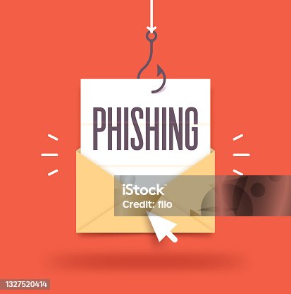 istock Phishing Email Hacking Fraud Envelope 1327520414