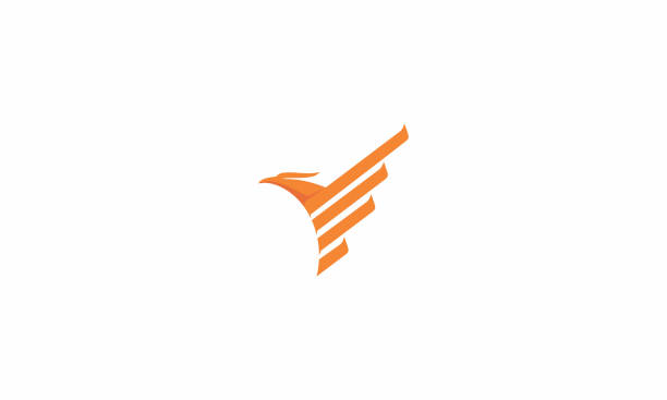 フェニックス火ロゴのベクトルのアイコン - 鷹点のイラスト素材／クリップアート素材／マンガ素材／アイコン素材