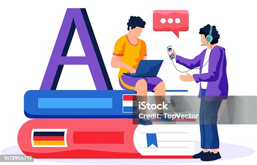 istock Phone video call to the teacher of foreign languages through the application on the smartphone 1413954719