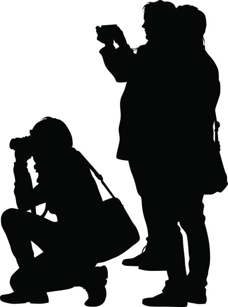 Royalty Free Paparazzi Silhouette Clip Art, Vector Images ...