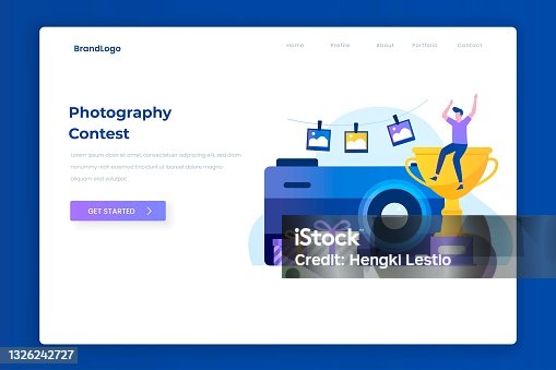 istock Photo competition illustration landing page 1326242727