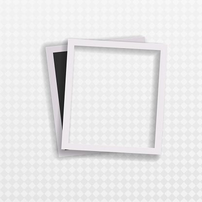 Photo frame on isolated background. For your photography and picture.