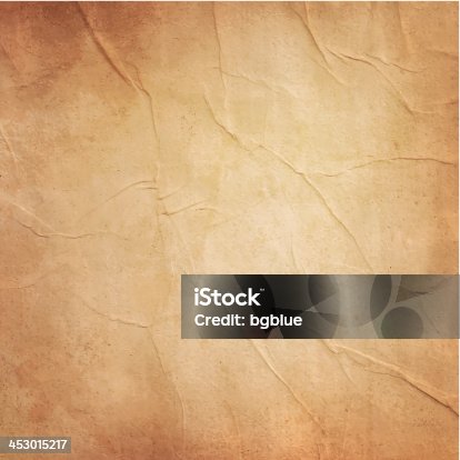 istock Photo of blank old folded brownish paper 453015217