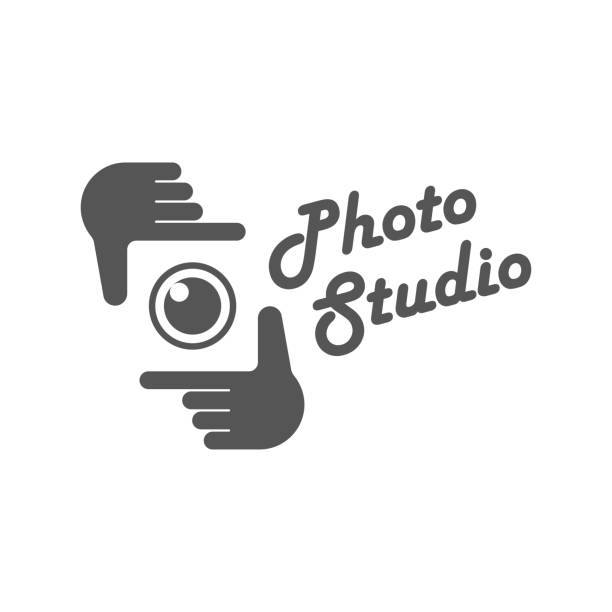 Photography camera concept logo icon vector template vector art illustration