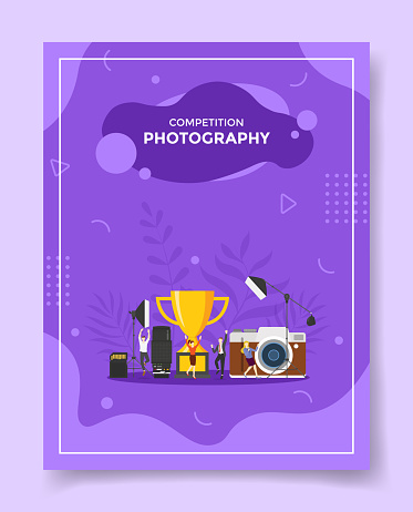photography competition concept for template of banners, flyer, books, and magazine cover