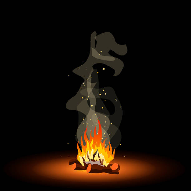 写真の暖炉 - 焚き火点のイラスト素材／クリップアート素材／マンガ素材／アイコン素材