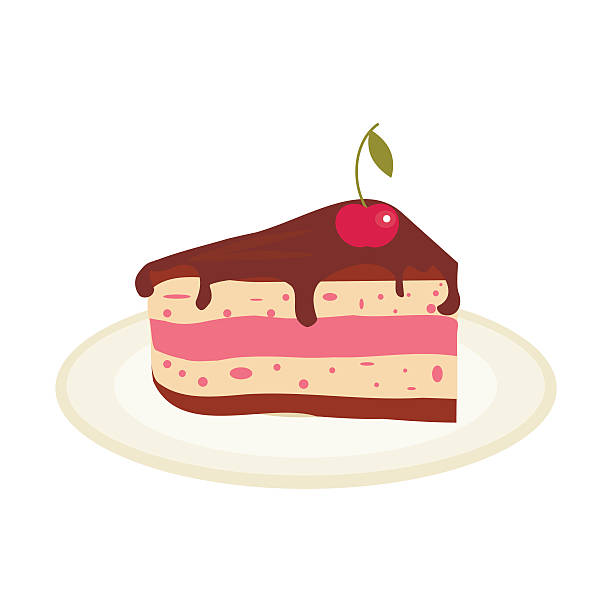 Royalty Free Slice Of Cake Clip Art, Vector Images & Illustrations - iStock
