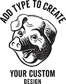 istock Pig Design Format 1328138611