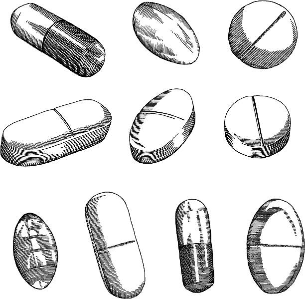pills - 膠囊 插圖 幅插畫檔、美工圖案、卡通及圖標