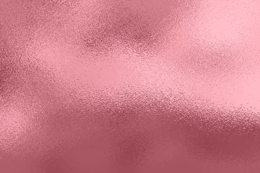 Pink Foil Background Rose Gold Metal Texture Vector Stock Illustration