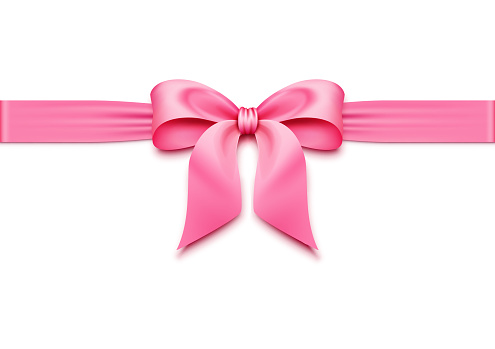 Pink Gift Bow with Ribbon