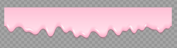 różowe tekstury lodówseamless wzór tapety. lody powtórzyć ilustrację wektorową. pastelowe tło minimalizmu. - ice cream stock illustrations
