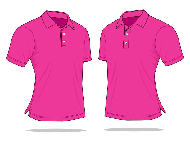 Magenta Color T Shirts Design Template Illustrations, Royalty-Free ...