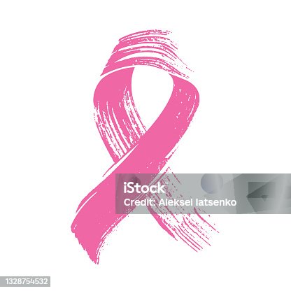 istock Pink Ribbon World Breast Cancer Awareness Vector 1328754532