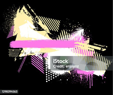 istock pink yellow textured grunge background 1298394563